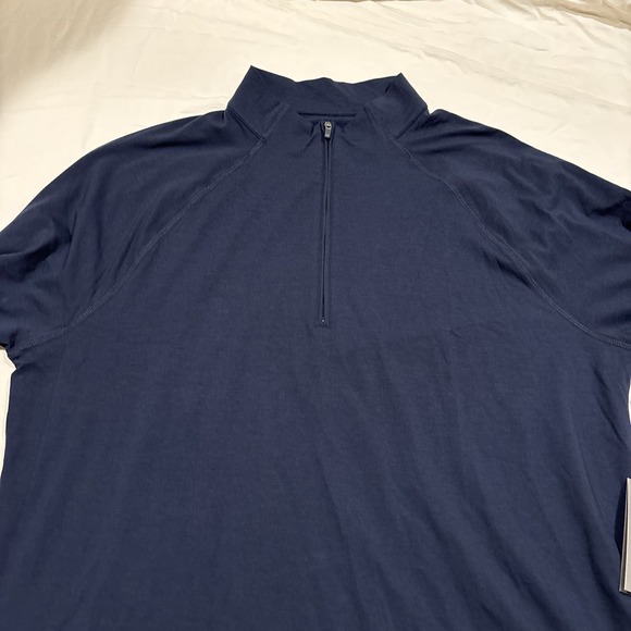 NWT G/FORE Long Sleeve Quarter Zip Mens XL Athletic Performance. Luxe  Twilight - Picture 4 of 13
